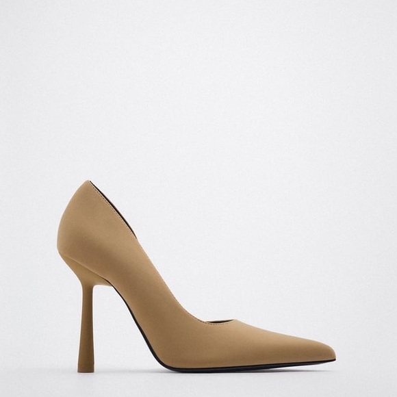 Zara Tan High Heel Pumps 41 - Picture 2 of 9